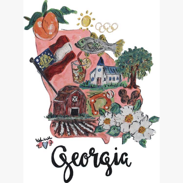 Georgia Peach Pillow Swap