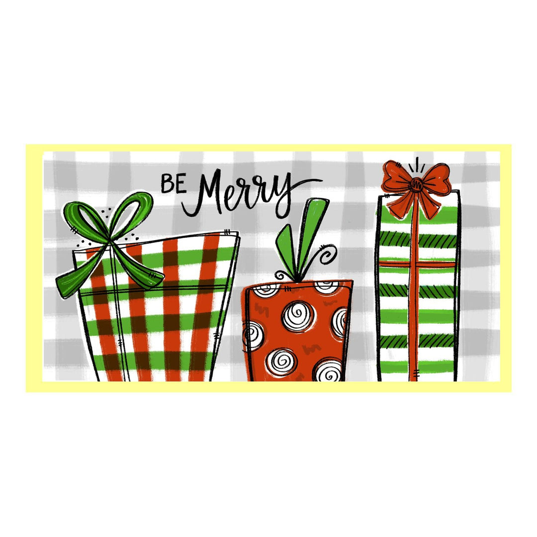 Be Merry Presents Pillow Swap