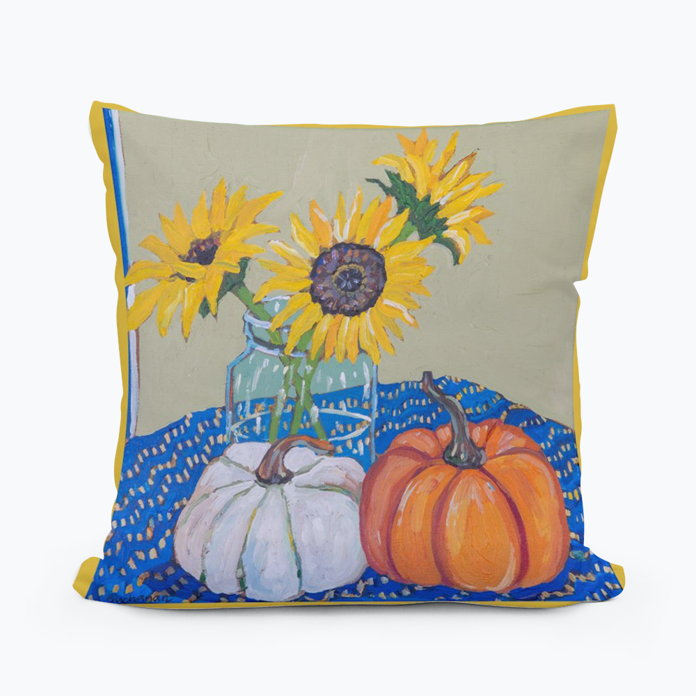 2 Pumpkins Pillow