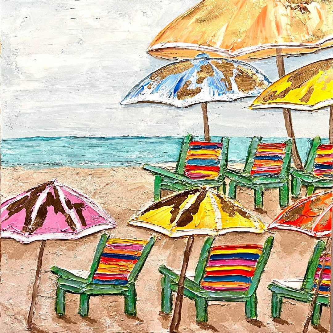 Chairs Beach Good Day Pillow Swap