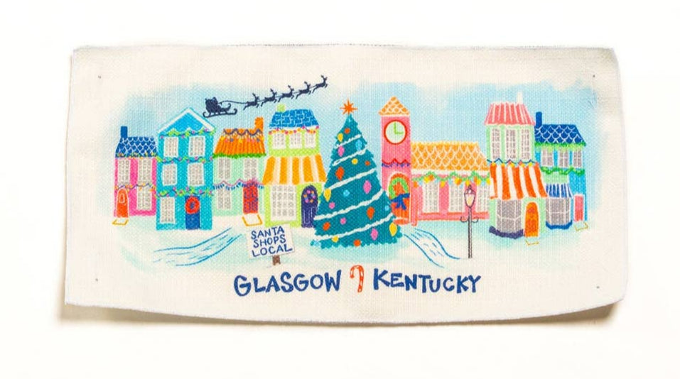 Santa Shops Local Pillow Swap