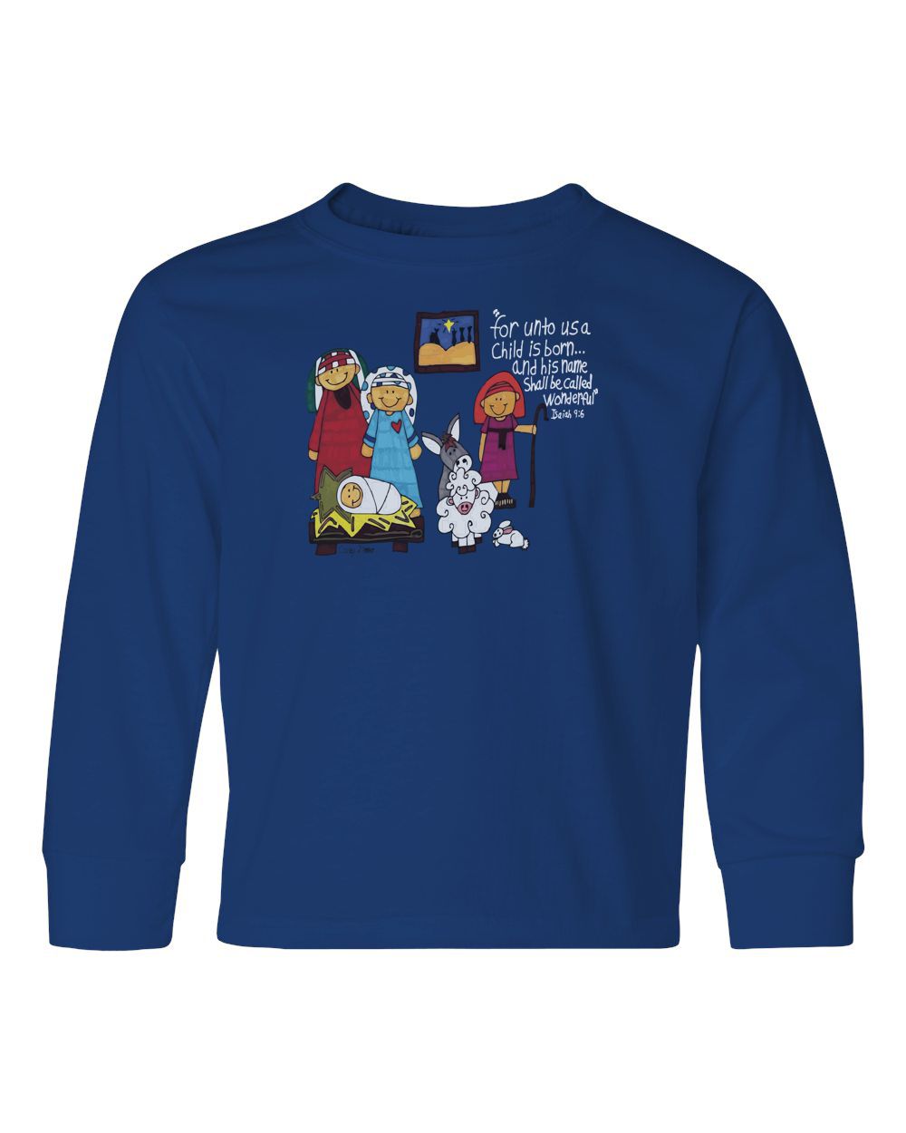 COREY'S NATIVITY ON ROYAL YOUTH LONG SLEEVE