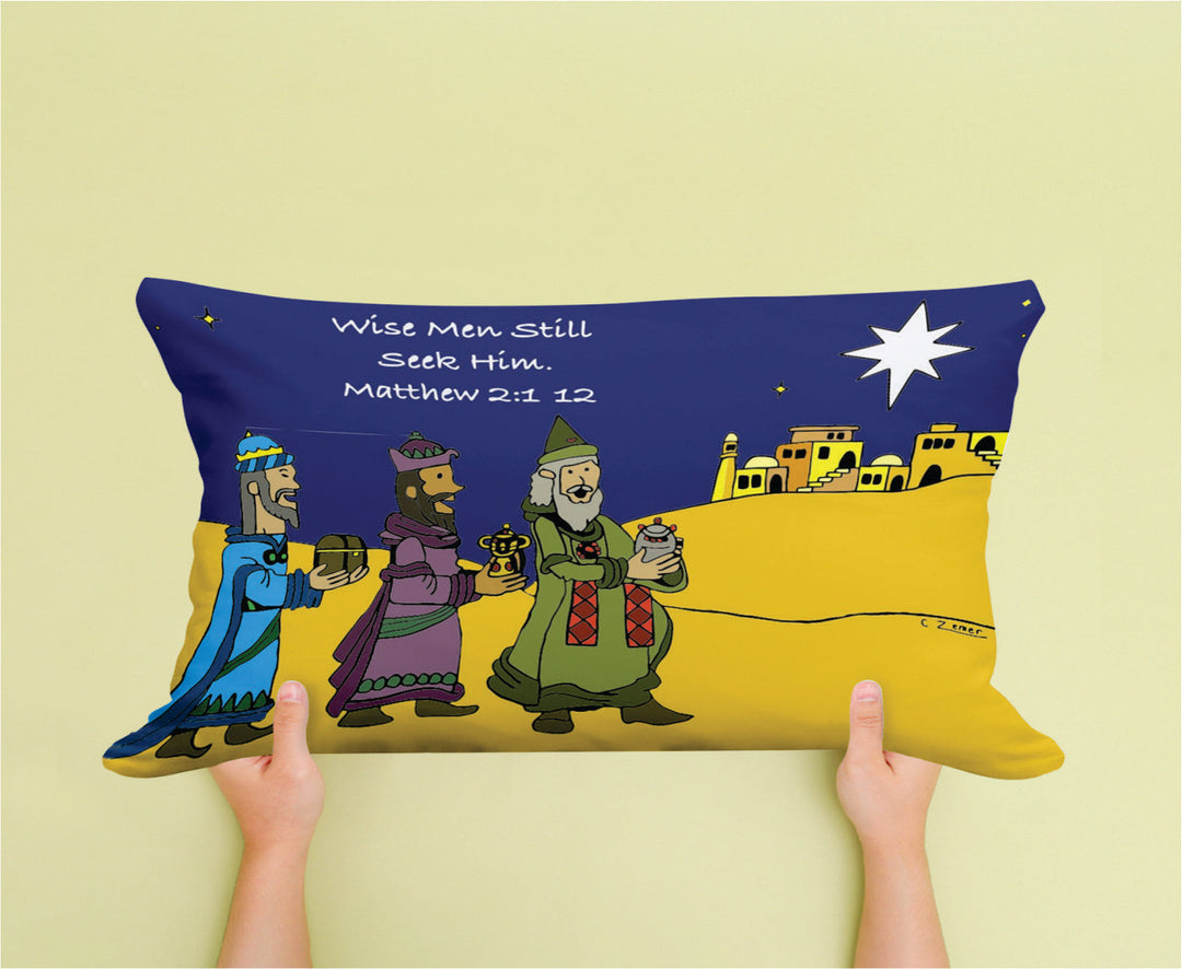 COREY'S WISE MEN LUMBAR PILLOW