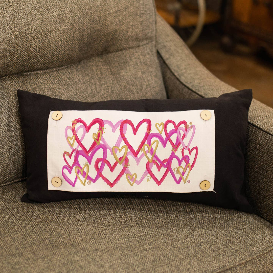 Thousand Hearts Lumbar Pillow Swap