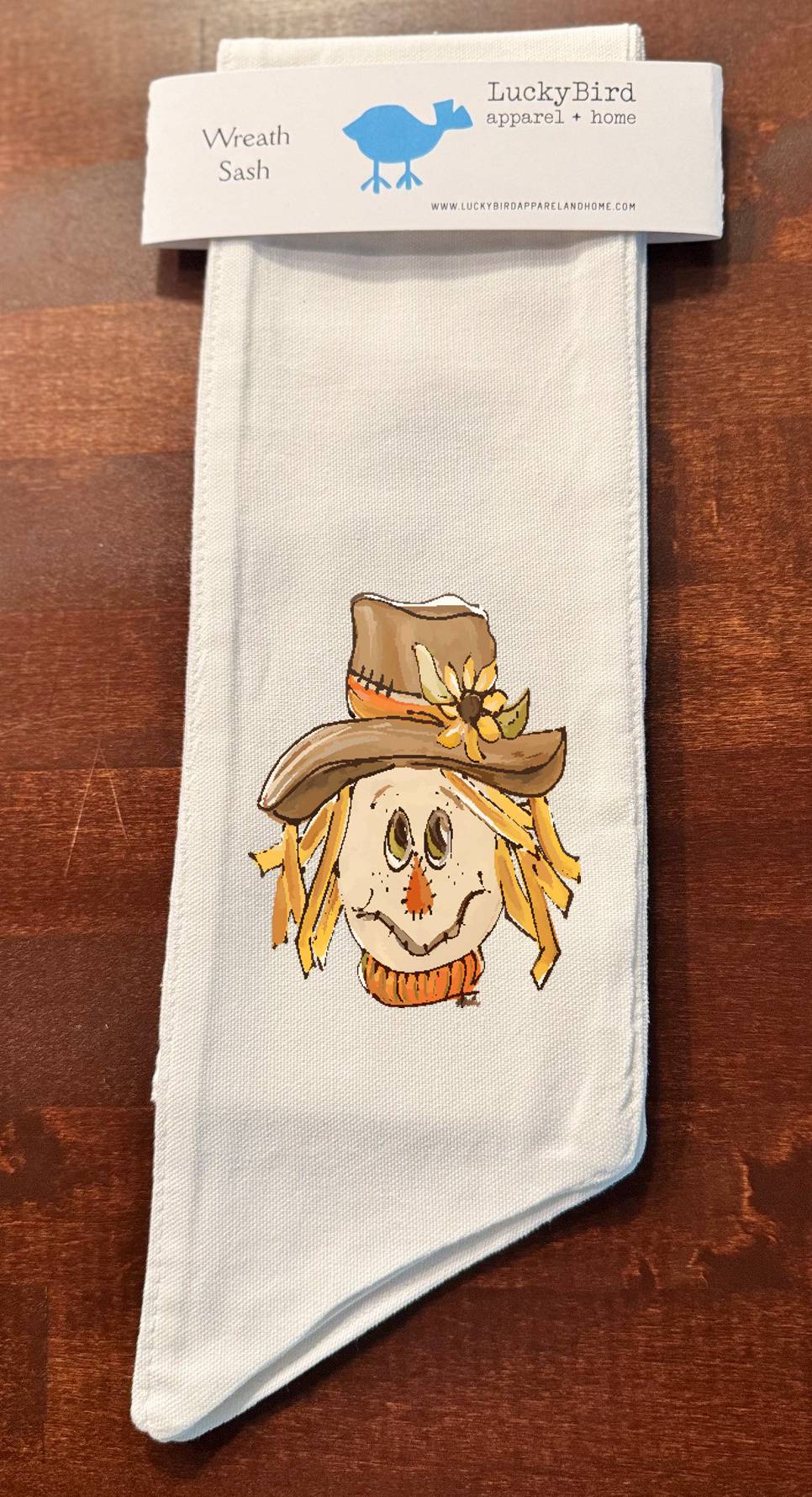 SCARECROW ORANGE WREATH SASH