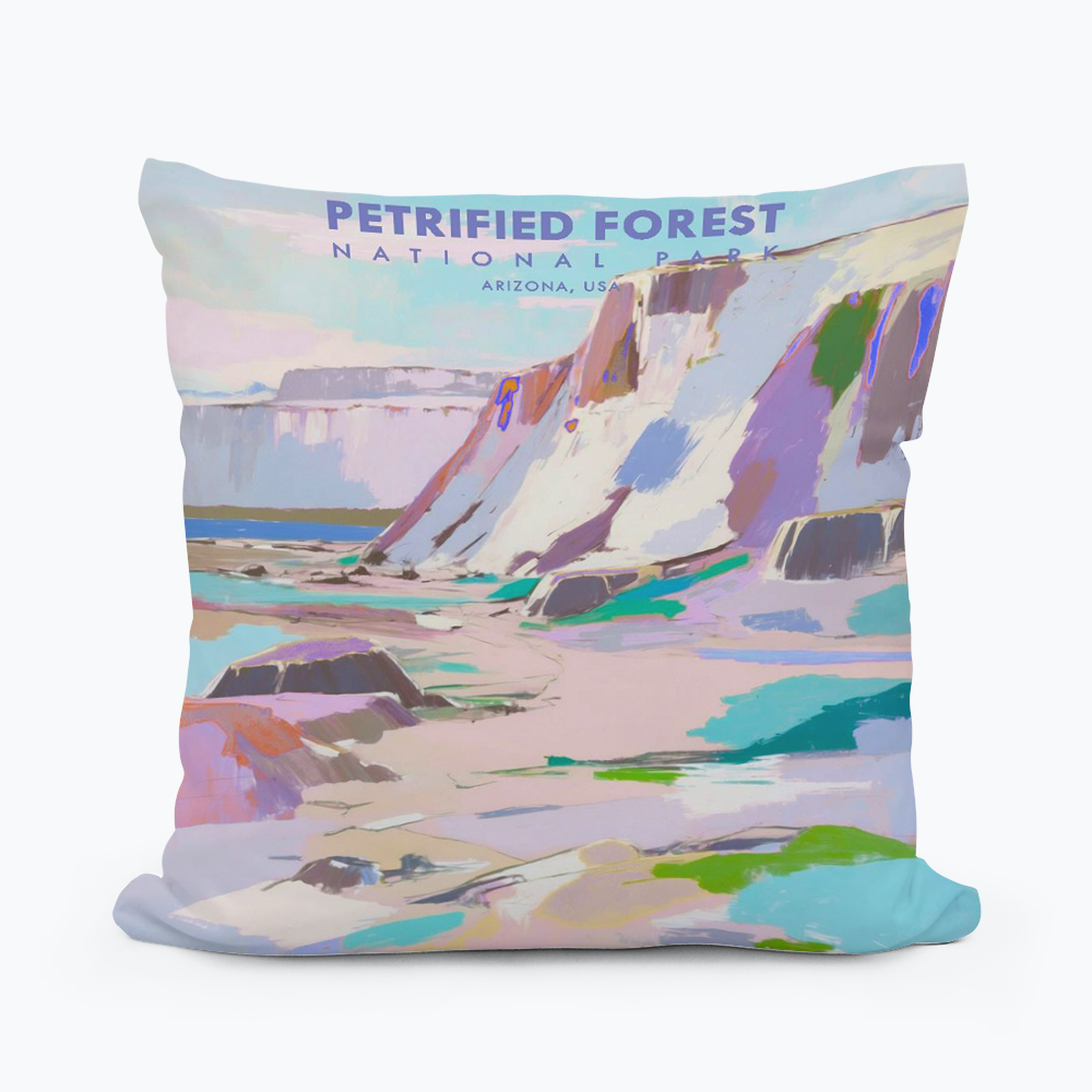 ARIZONA PETRIFIED FOREST PARK SQUARE PILLOW