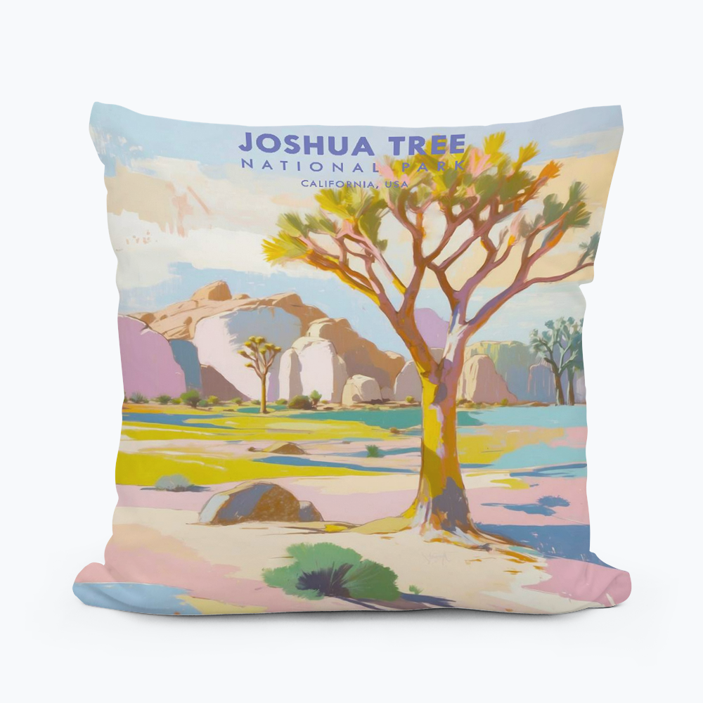 CALIFORNIA JOSHUA TREE PARK SQUARE PILLOW