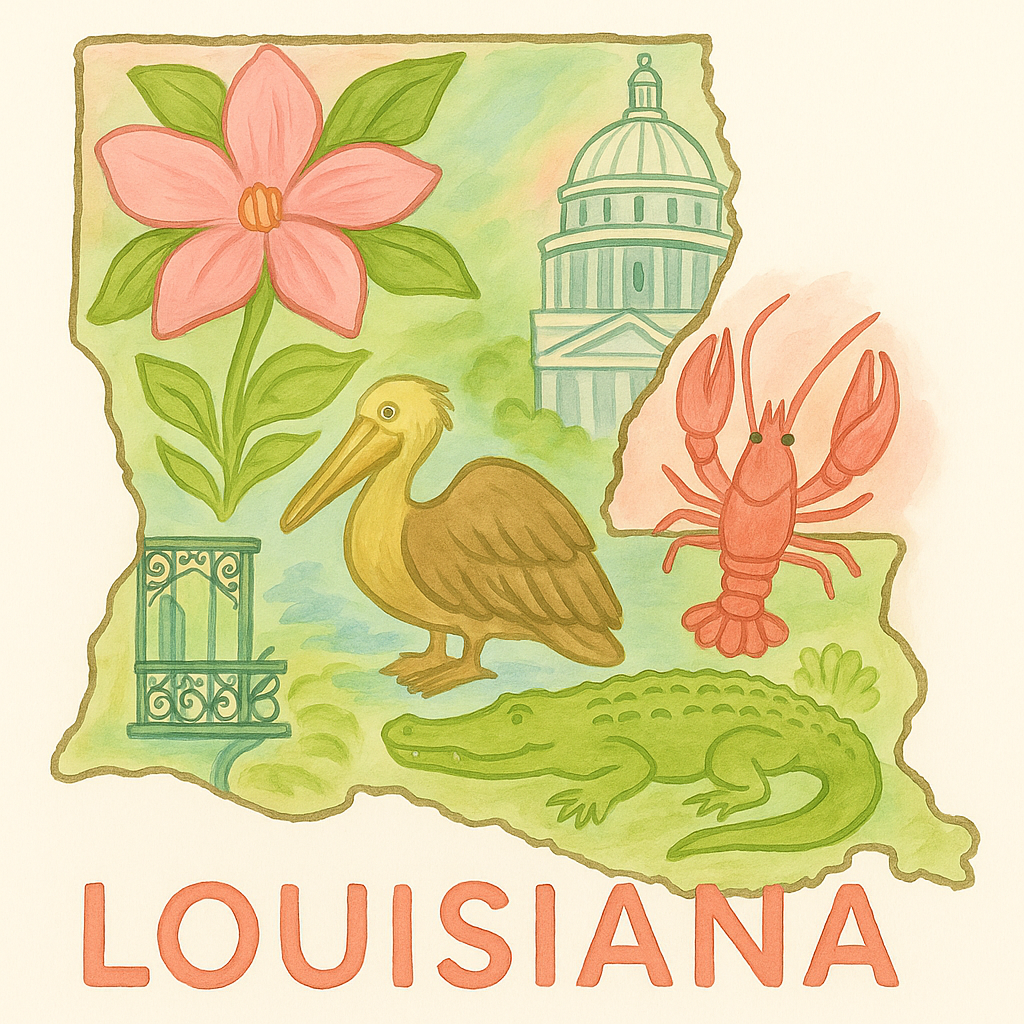 WANDERSOUTH LOUISIANA SQUARE PILLOW SWAP