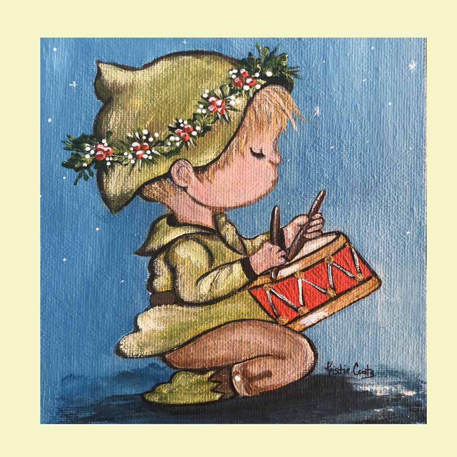 Kristie Kneeling Drummer Boy Swap