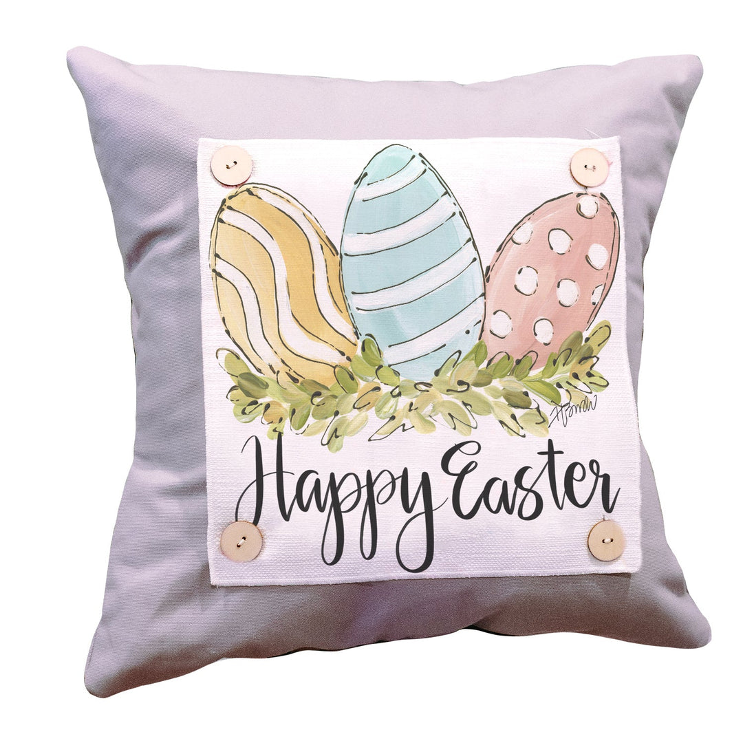 Easter Egg Haul Square Pillow Swap