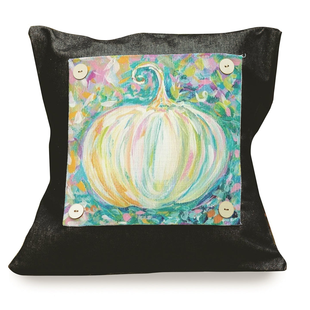Estelle's Pastel Pumpkin Pillow Swap