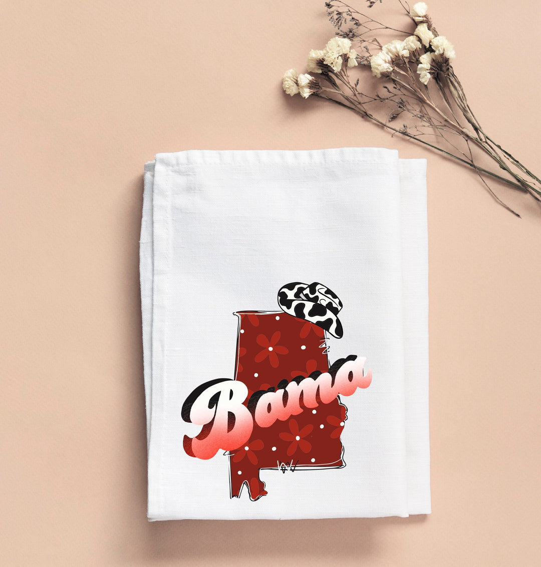 Tuscaloosa Fresh Prints Tea Towel