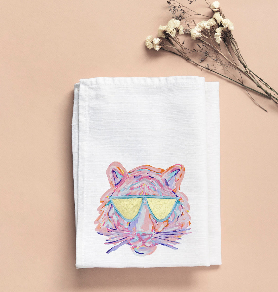 Fun Tiger Tea Towel