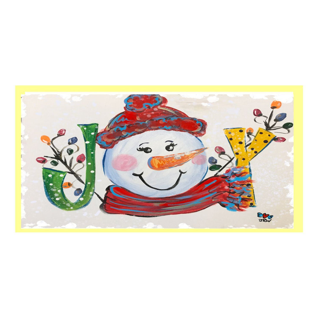 Jennieâ Joy Snowman Pillow Swap