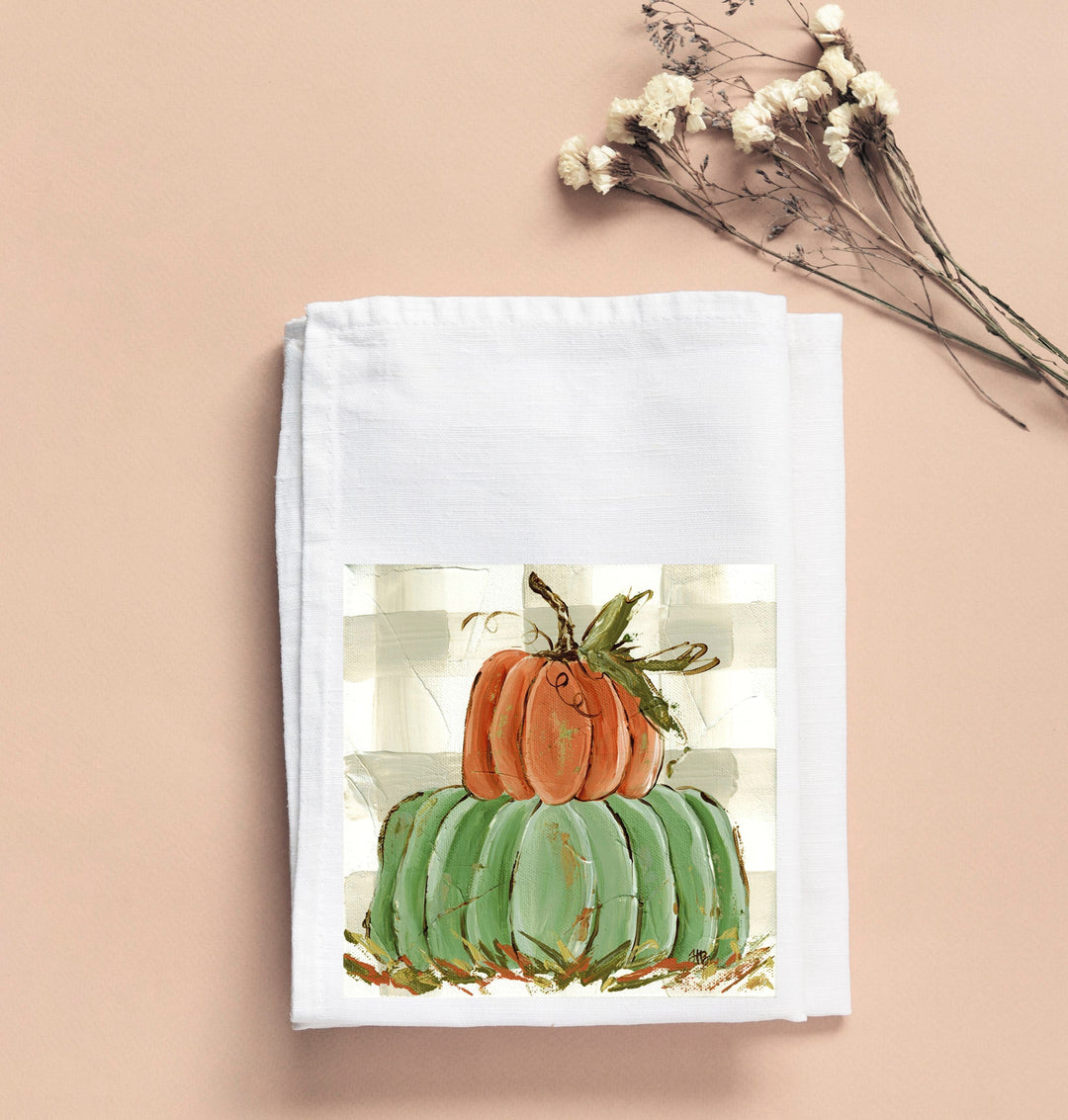 Haley’s Double Stack Pumpkin Tea Towel