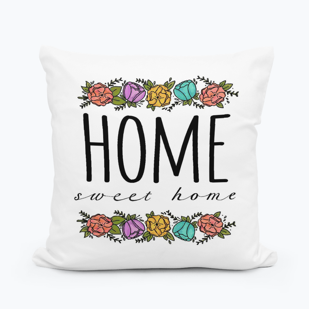 Home Sweet Home Square Pillow