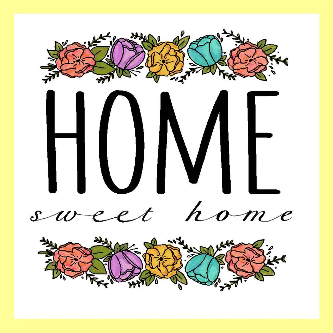 Home Sweet Home Square Pillow Swap
