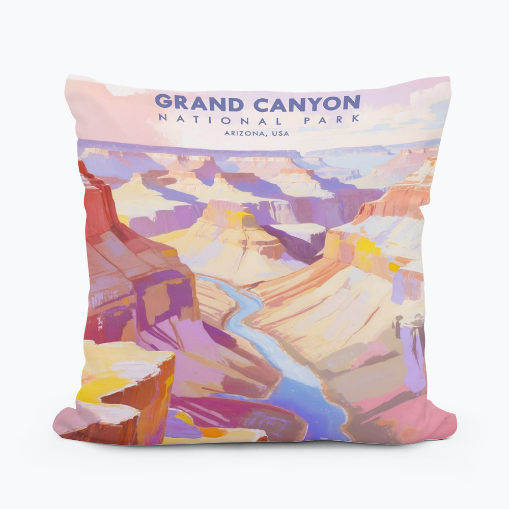 ARIZONA GRAND CANYON PARK SQUARE PILLOW