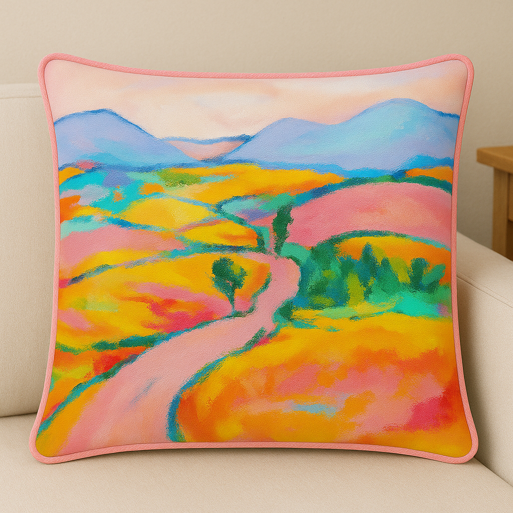 JULIA WINDING MEADOW SQUARE PILLOW