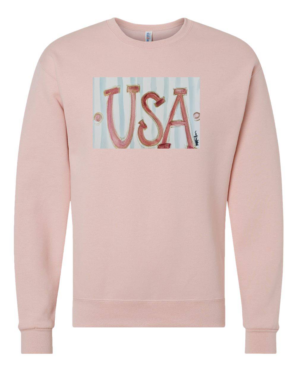 Bridgett USA Blush Sweatshirt