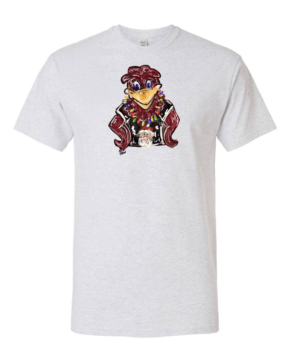 JENNIE CHRISTMAS GAMECOCK SHORT SLEEVE TSHIRT