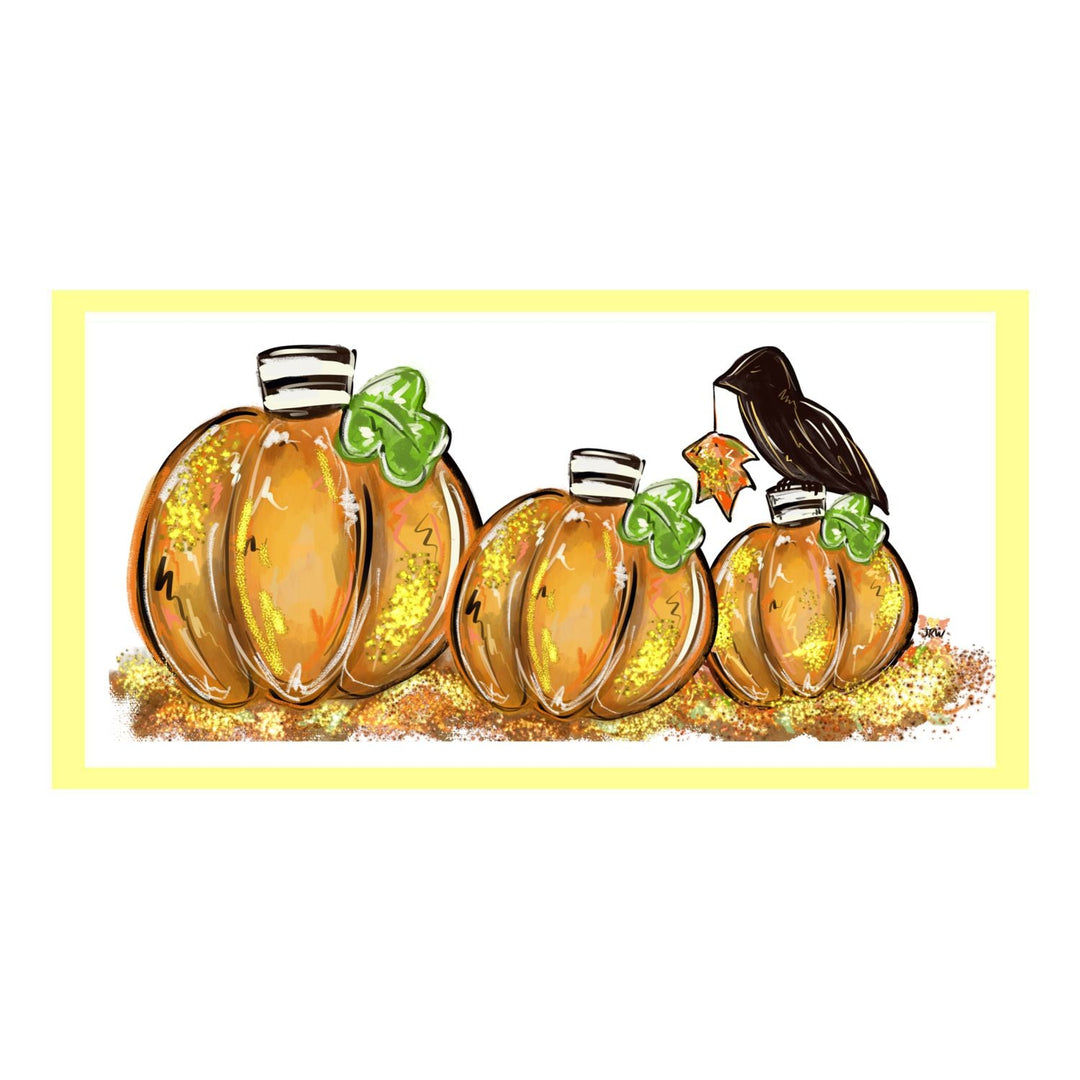 Jennie Pumpkin Trio With Crow Swap