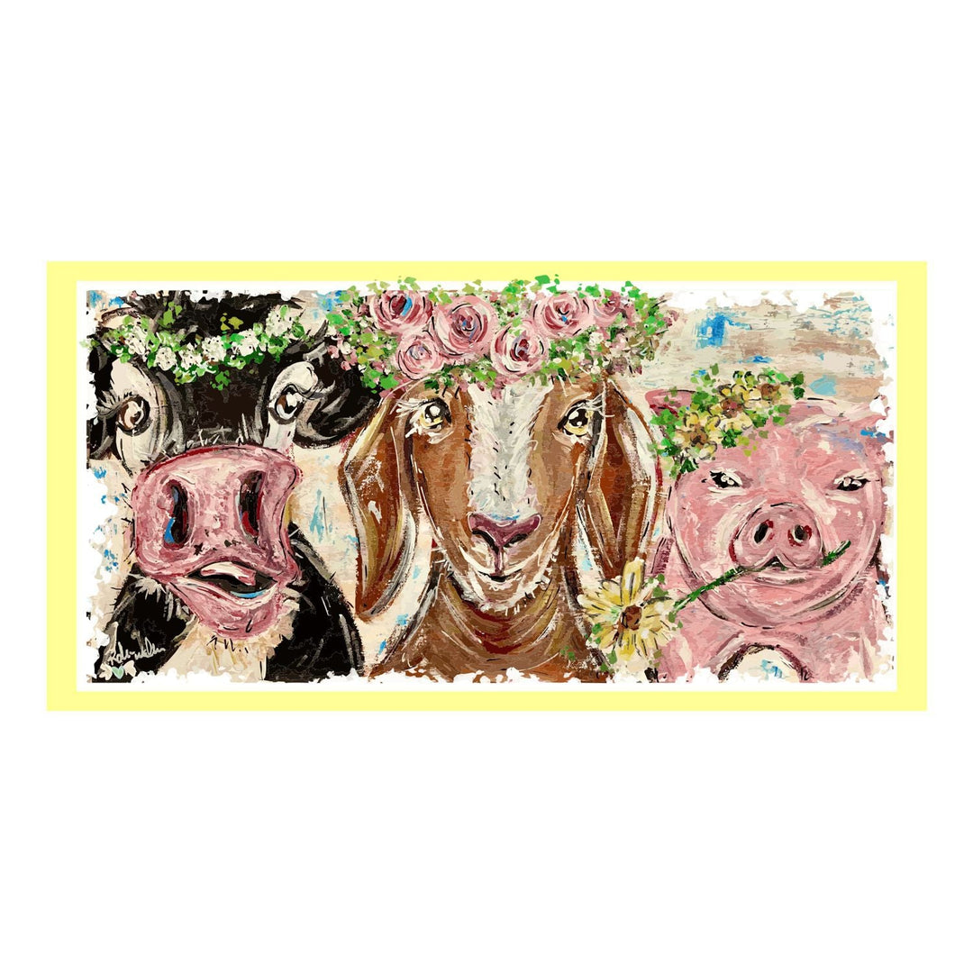 Flowery Barn Friends Pillow Swap