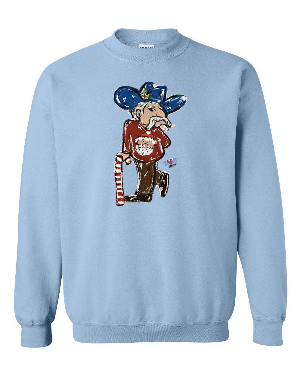 JENNIE CHRISTMAS REBEL CREW NECK SWEATSHIRT