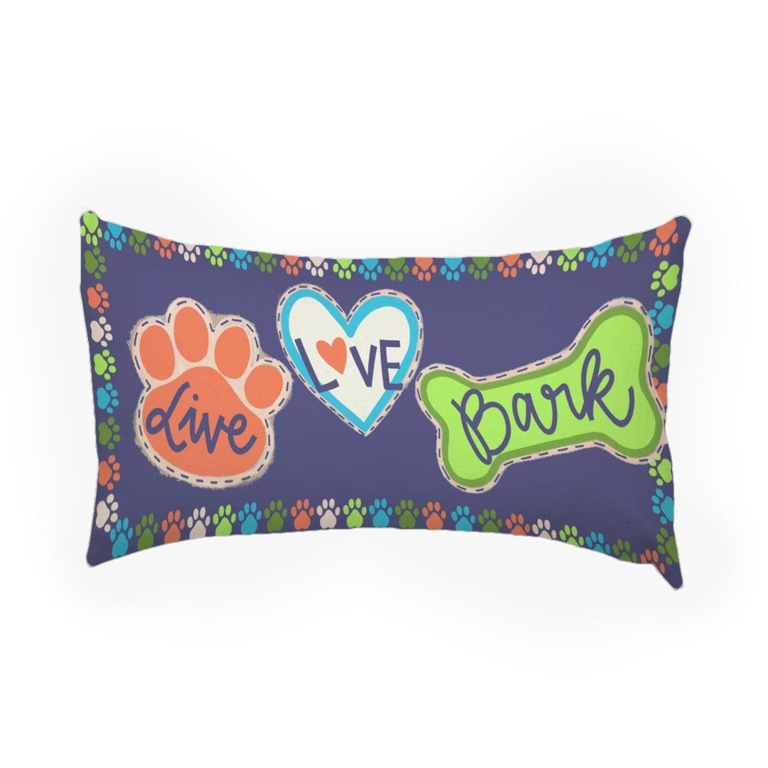 Live Love Bark 14 x 20 Pillow