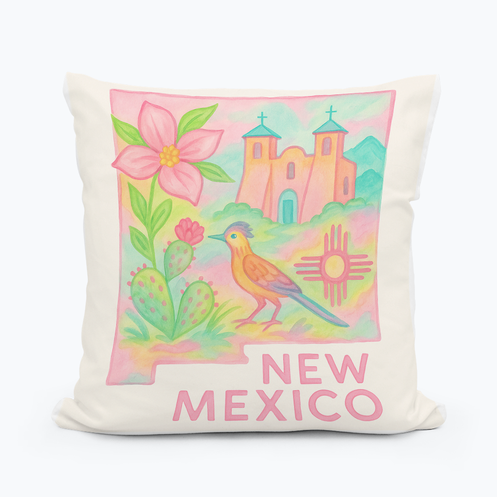 WANDERWEST NEW MEXICO SQUARE PILLOW