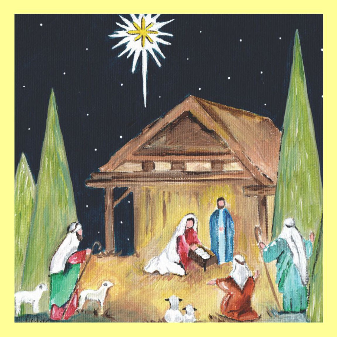 Laura's Night Nativity Pillow Swap