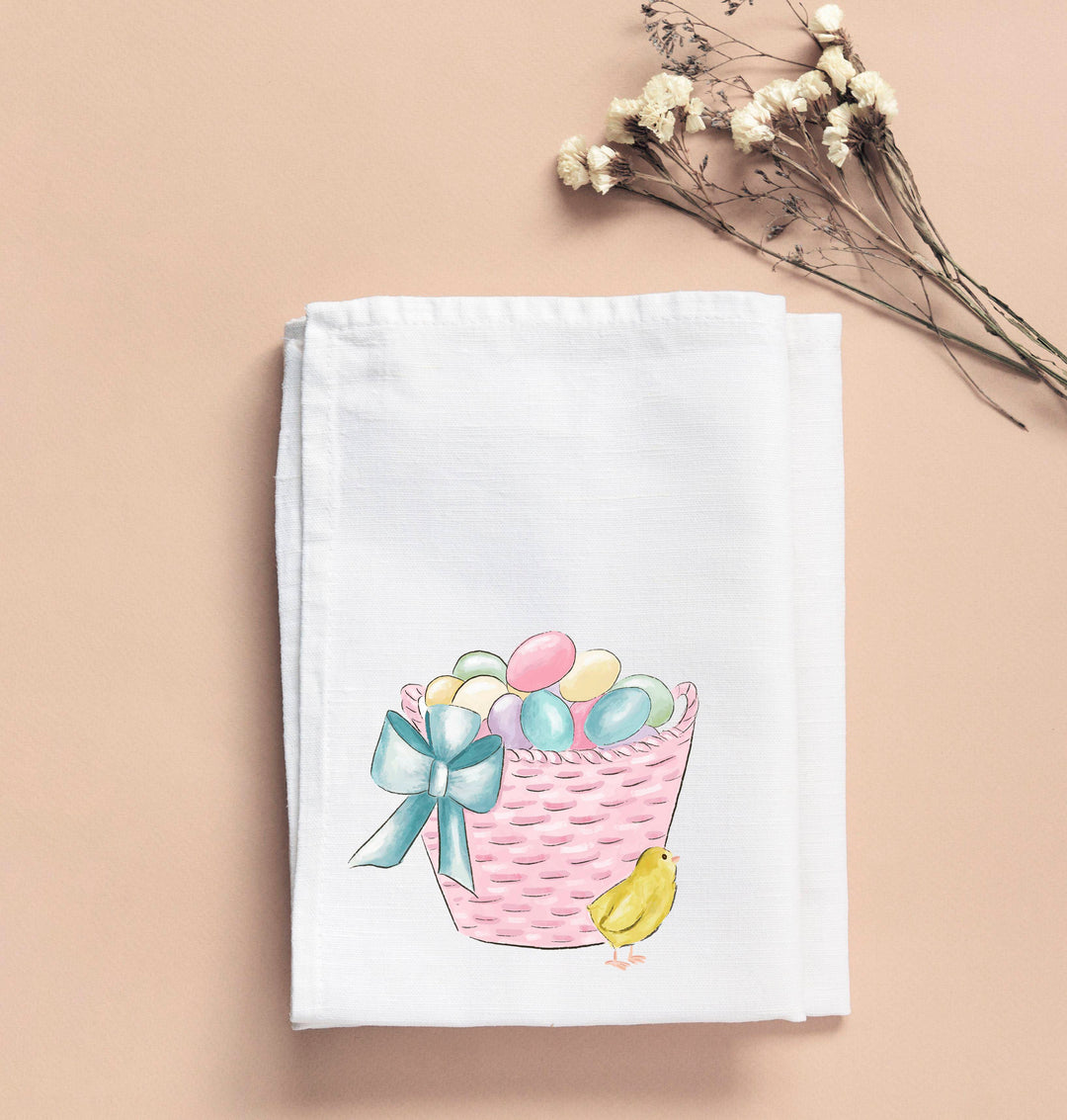 Laura’s Easter Basket Tea Towel