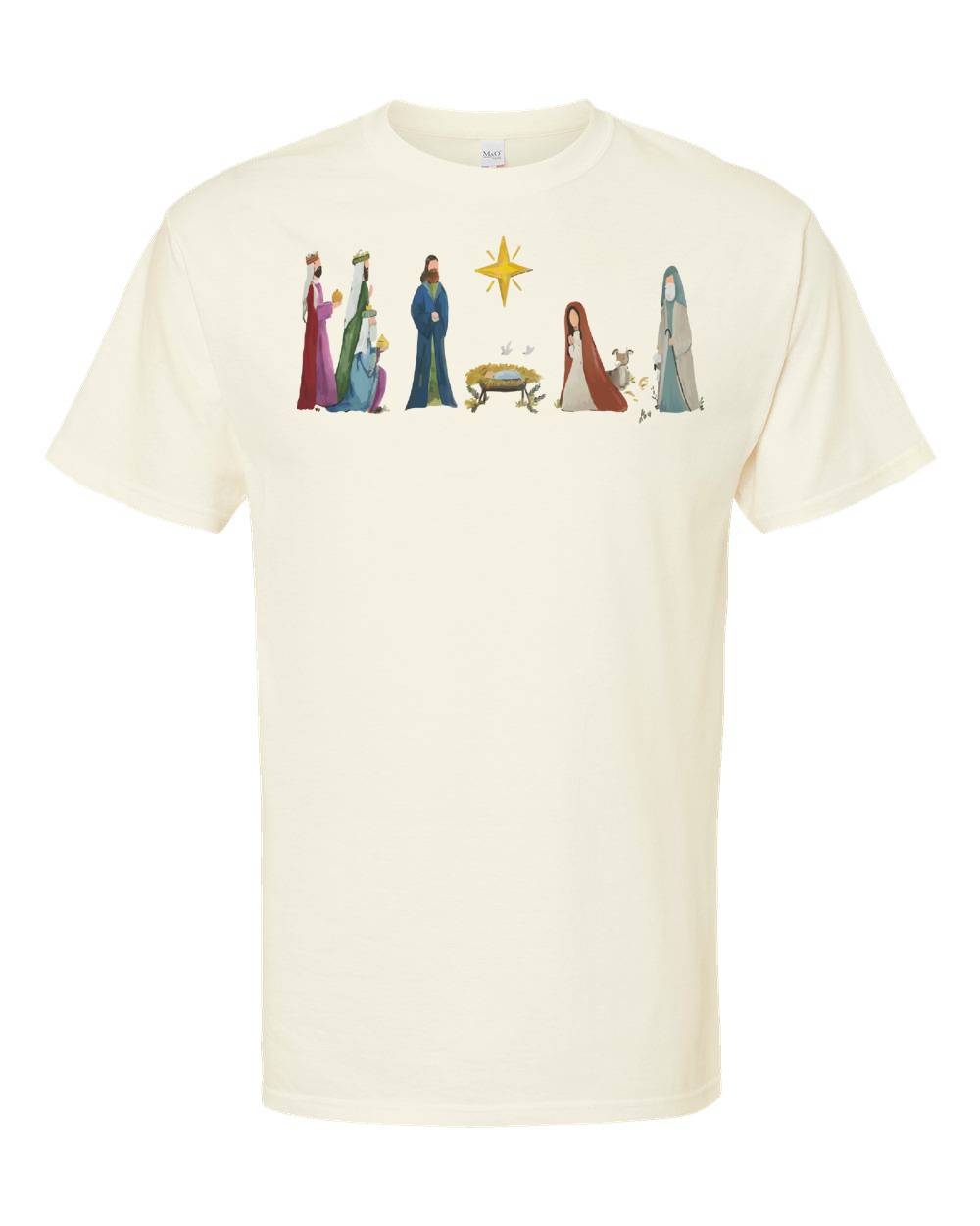 LAURA ACRYLLIC NATIVITY ON SHORT SLEEVE TSHIRT