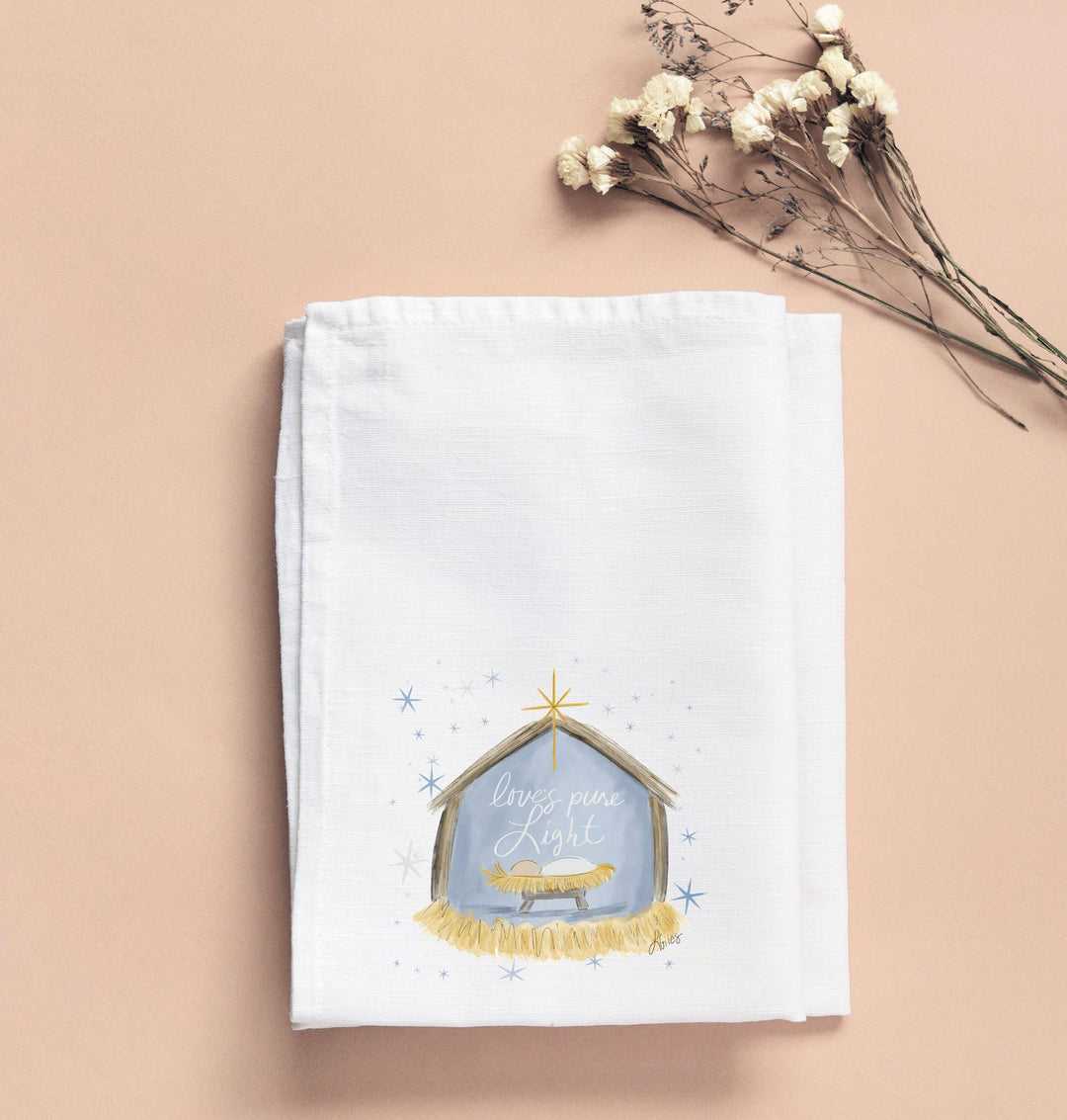 Laura Loves Pure Light Tea Towel