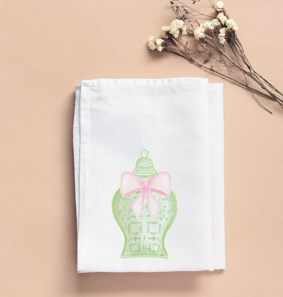 Laura Green Ginger Jar Tea Towel