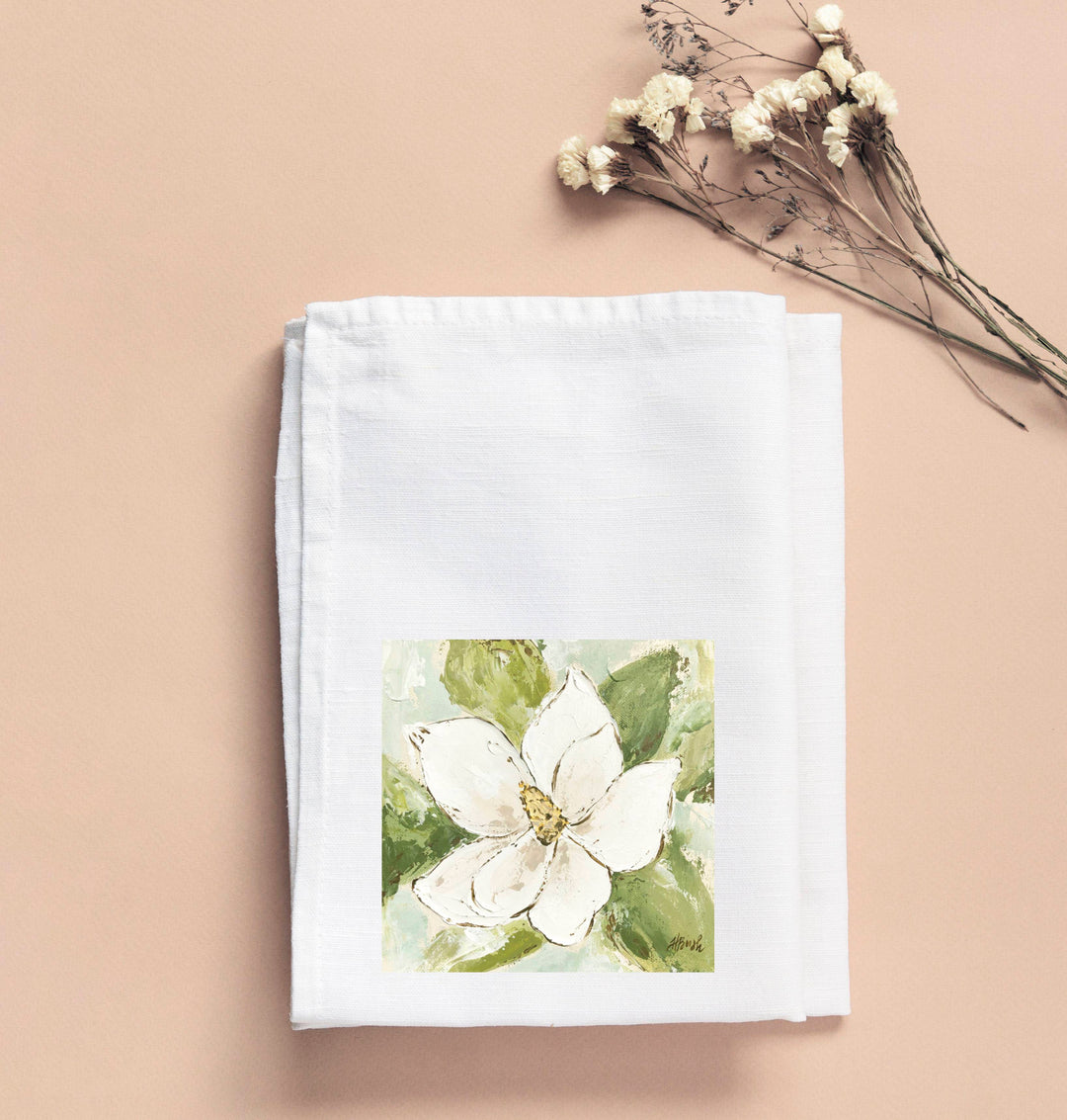 Haley Magnolia 2 Tea Towel