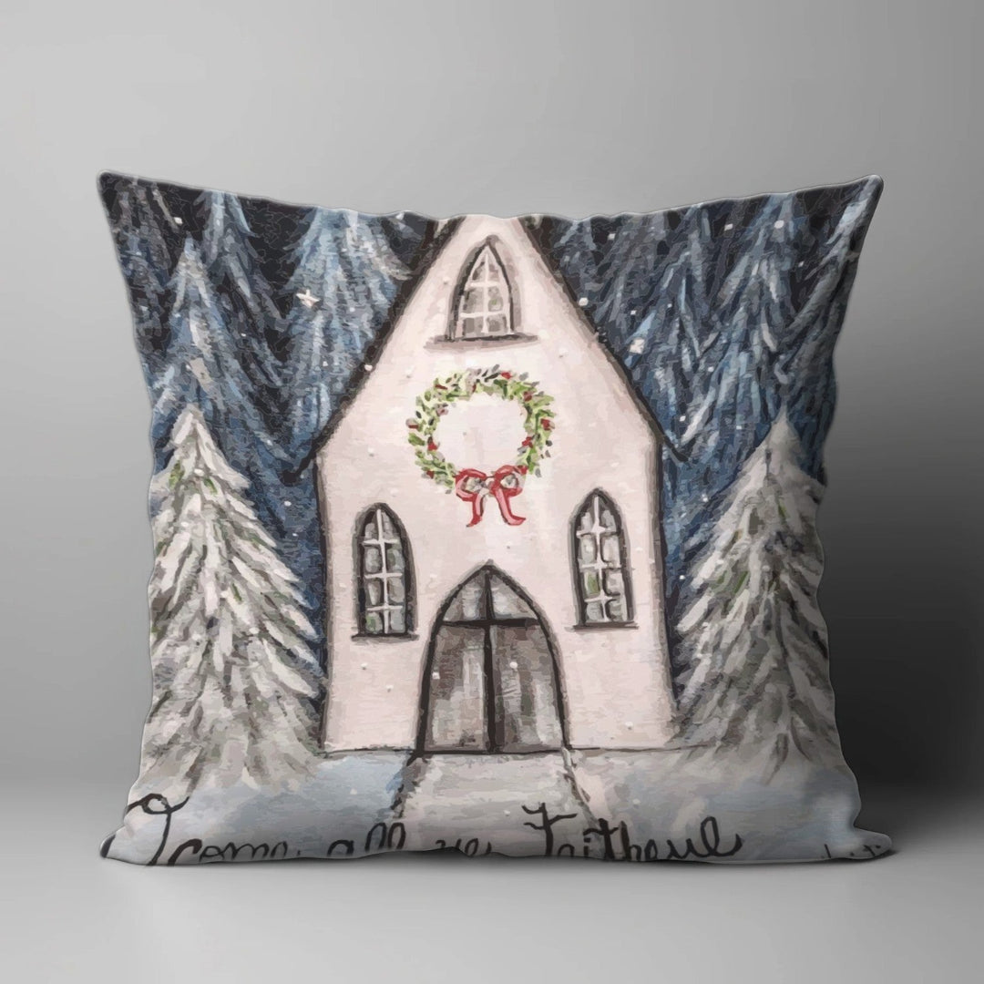 Kristie's Come All Ye Faithful Pillow