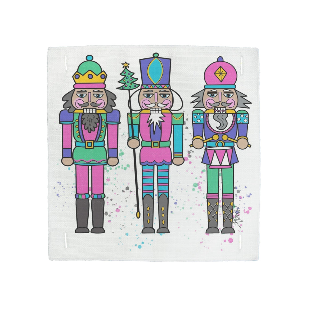 Haley's Colorful Nutcrackers Pillow Swap