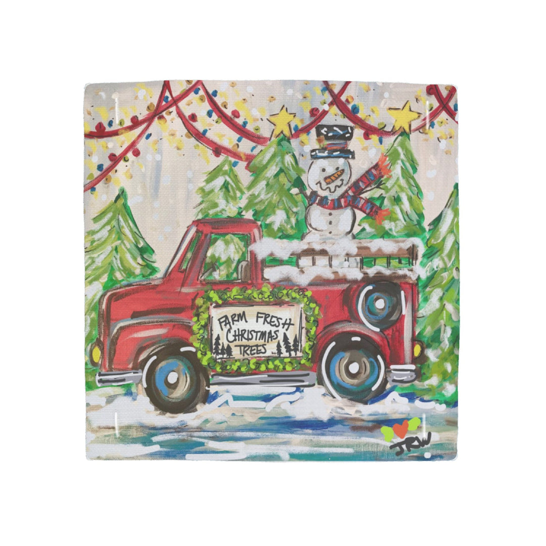 Farm Fresh Christmas Tree Lumbar Swap