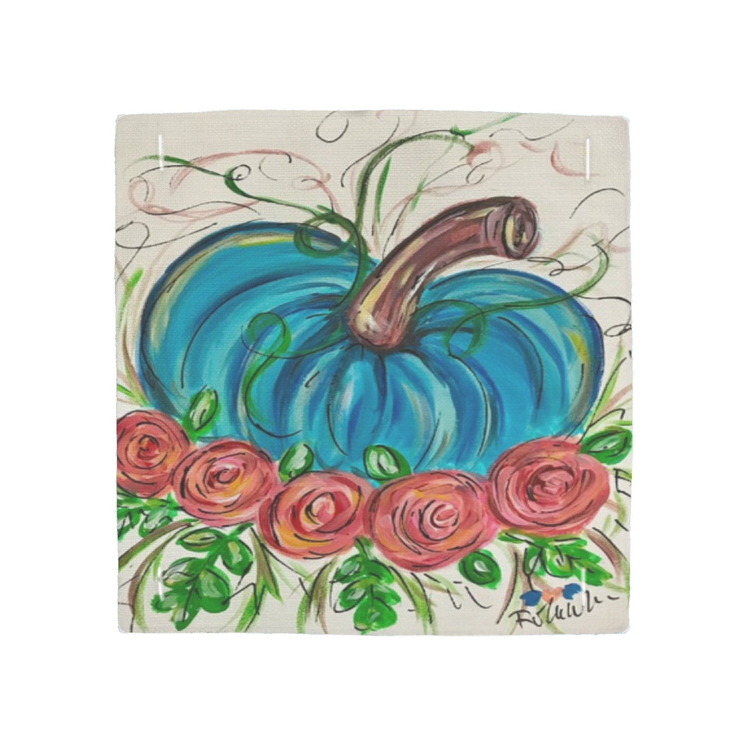 Pumpkin Roses Pillow Swap