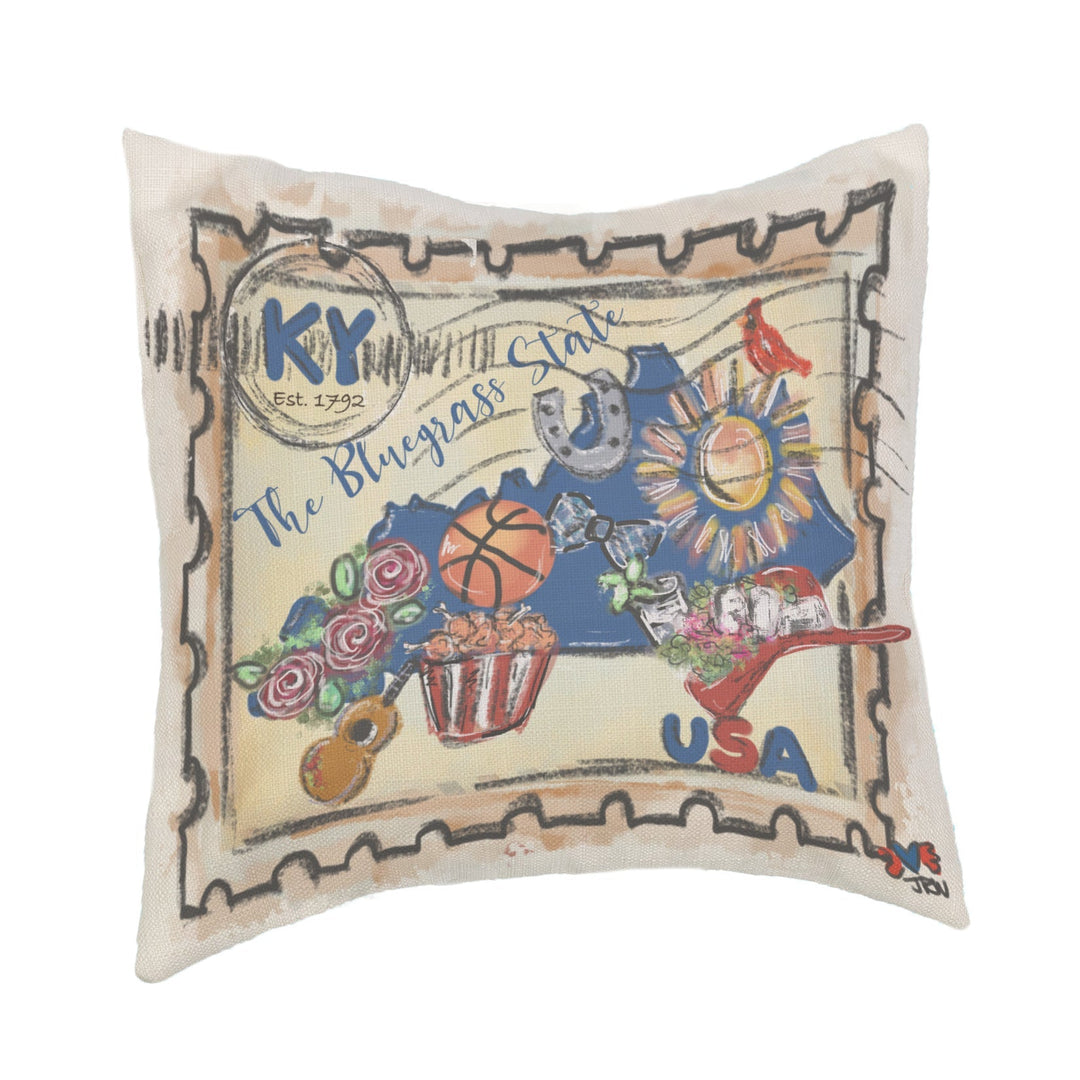 Stamp State Pillow