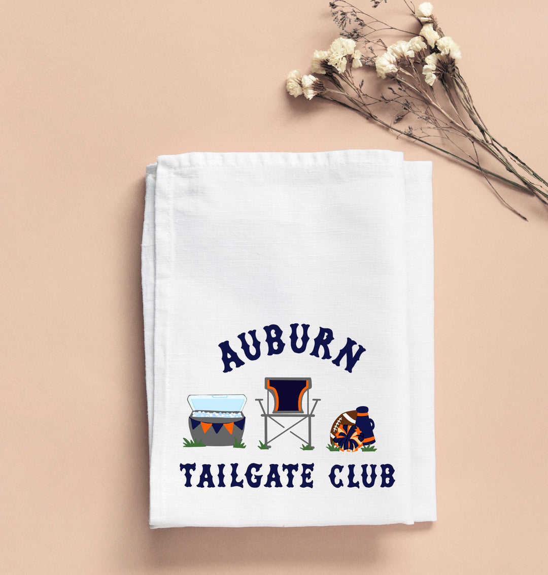 Auburn Tailgate Club Tea Towel