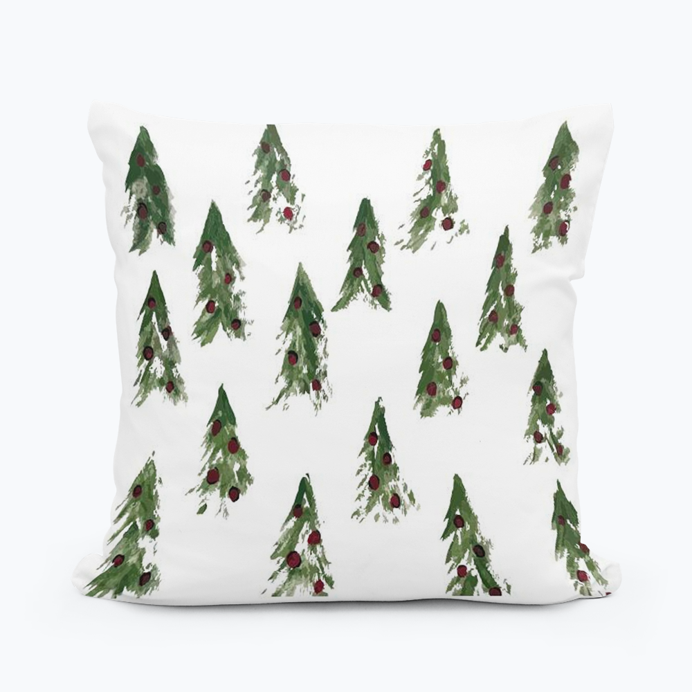 Traditional Trees Pillow