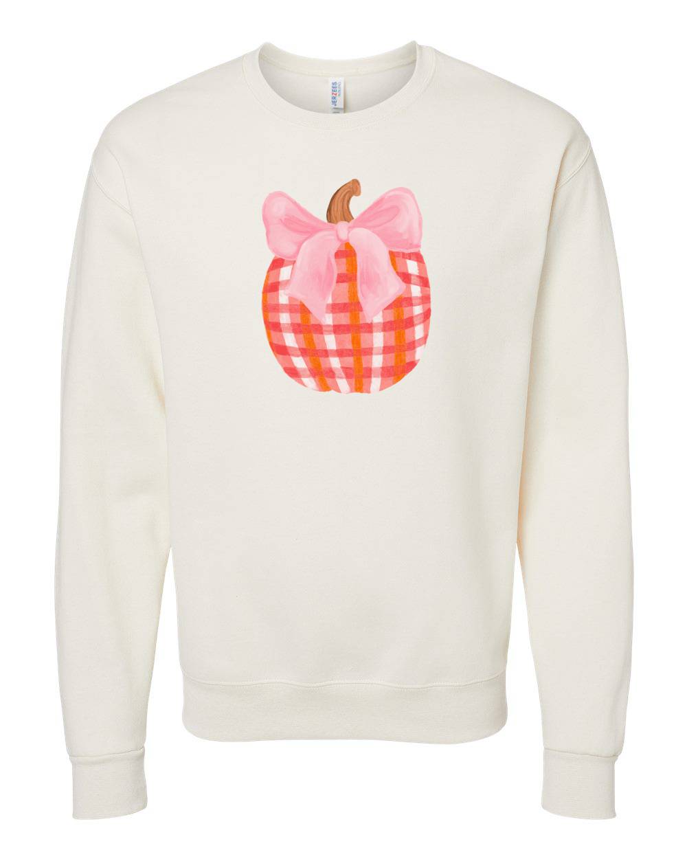 Emmalee Pink Bow Pumpkin Sweatshirt