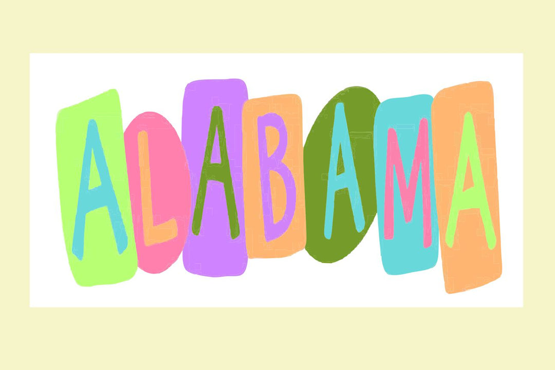 Emmalee State Crayon Letters Alabama Swap