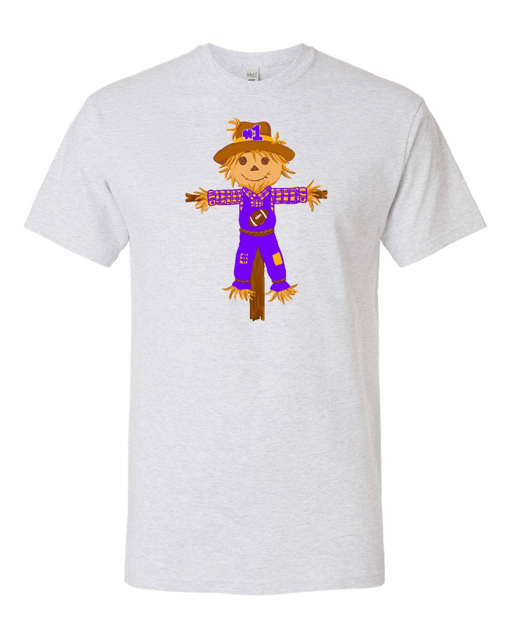 EMMALEE SPIRIT PURPLE & GOLD SCARECROW SHORT SLEEVE TSHIRT