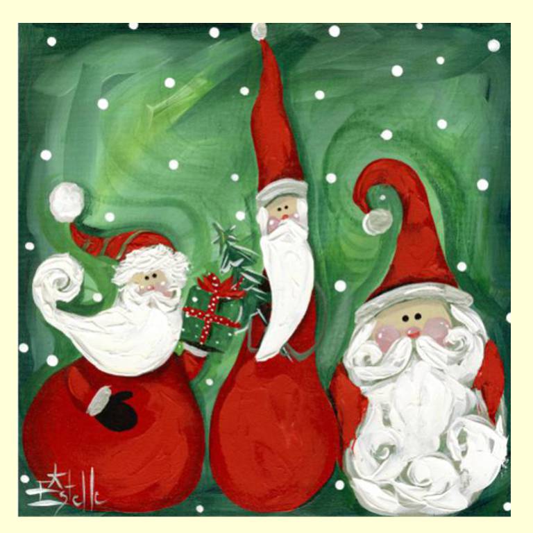 Estelle's Wise Santas Pillow Swap