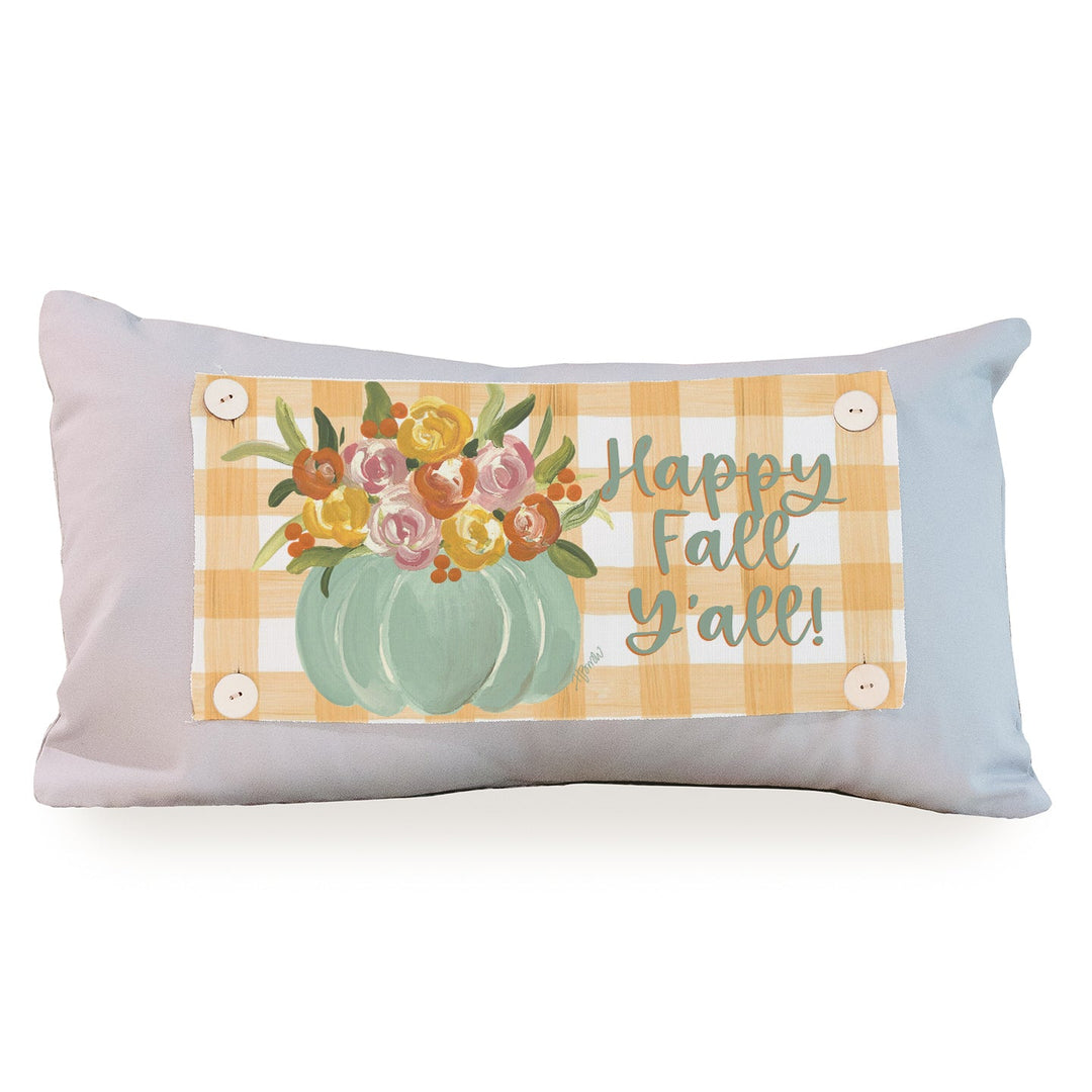 Floral Pastel Pumpkin Pillow Swap