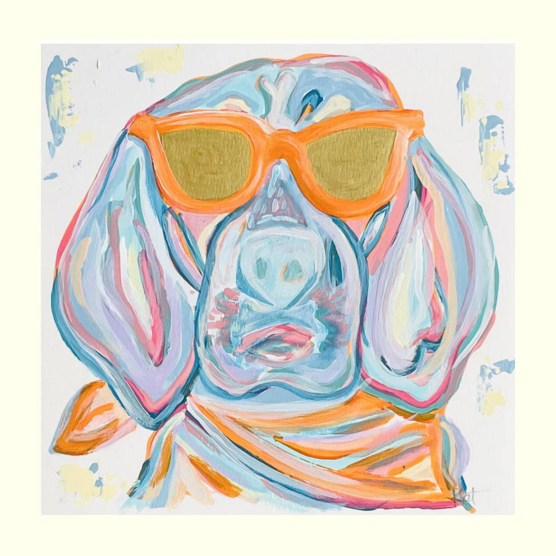 Kathryn Fun Hound Dog Pillow Swap