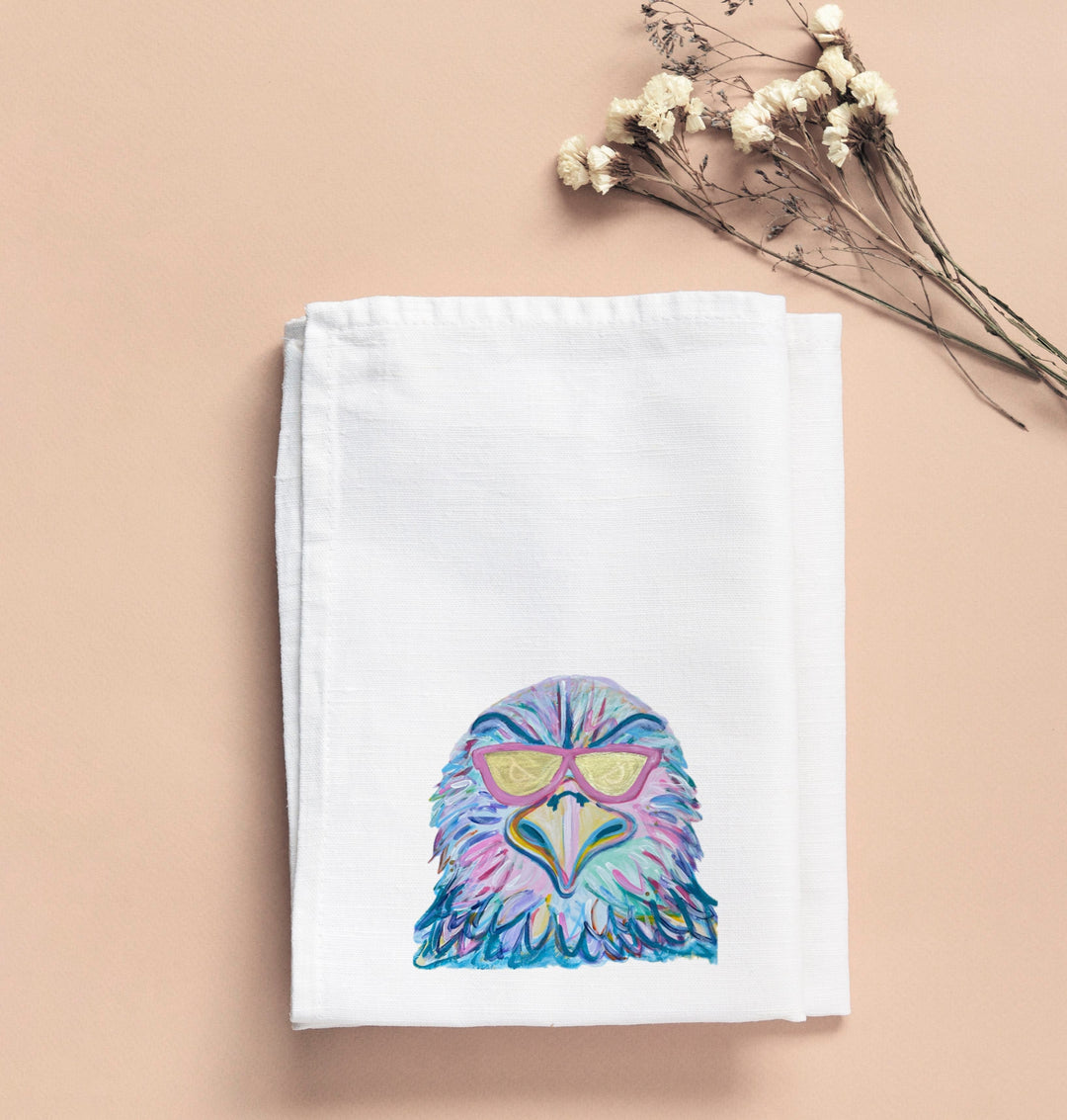 Fun Eagle Tea Towel
